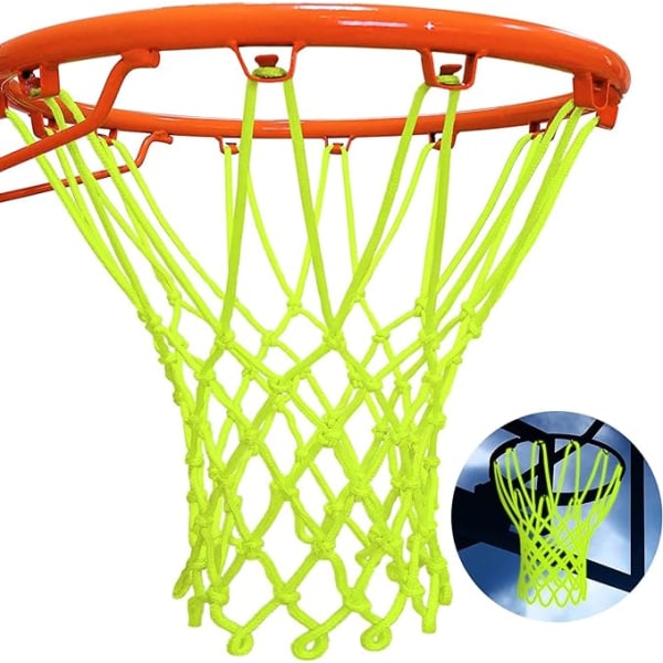 Nattlys Basketball Net Lysende Utendørs Bærbar Solcelledrevet