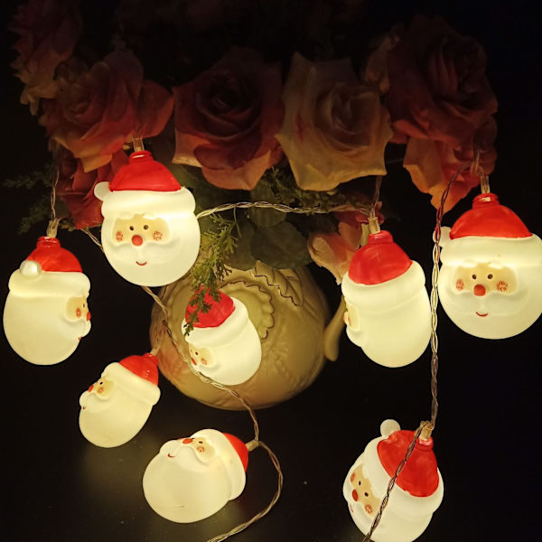 Julelys, 20 batteridrevne LED-lys til jul