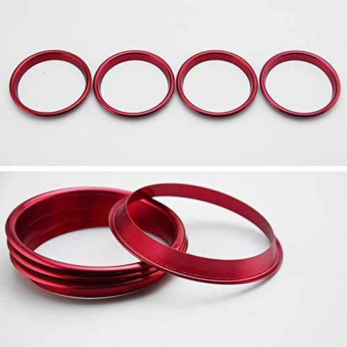 Aluminium Legering (Rød) Luftventil Udluftningsring Dæksel Reducer Dekoration