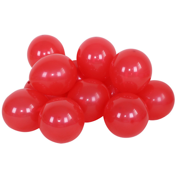 12 tum röda ballonger 100 st - kvalitets latex heliumballonger för