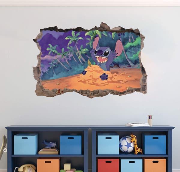 3D Stephen veggklistremerker, barnerom graffiti dekor ca