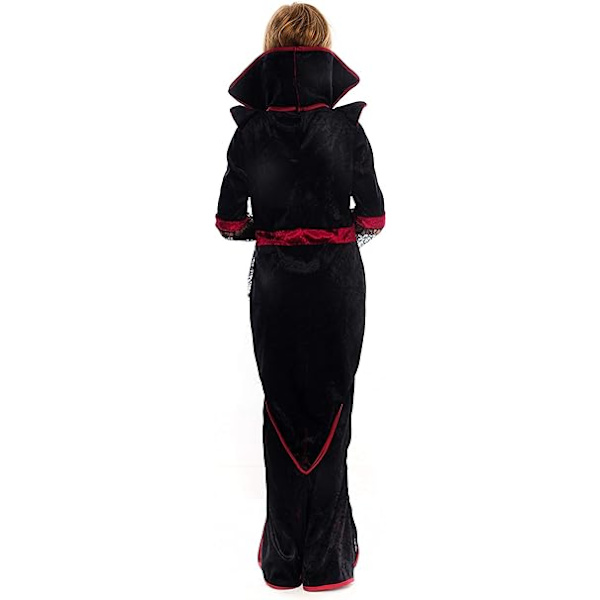 Kuninkaallinen vampyyrimekko naisille Deluxe Set Victoria Gothic Halloween V