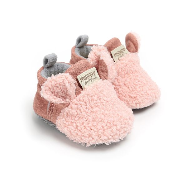Koselige fleece tøfler for babygutter og jenter