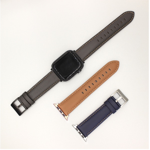 Egnet til Apple Watch 38/40/41/42/44/45/49mm-remme Dark khaki 38/40/41 Dial