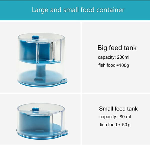 Automatisk fiskefoderautomat, fugtsikker elektrisk fiskefoderautomat, Aqua