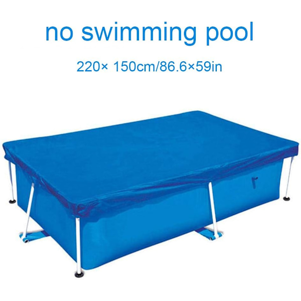 Rektangulär poolskydd Regn Skydd Vattentät Dammtät