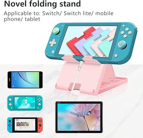 Switch-stativ kompatibel med Nintendo, justerbar Switch-konsol