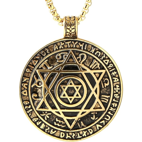 Talisman Seal of Solomon Kuusikulmainen tähti 12 Tähdistön tahra