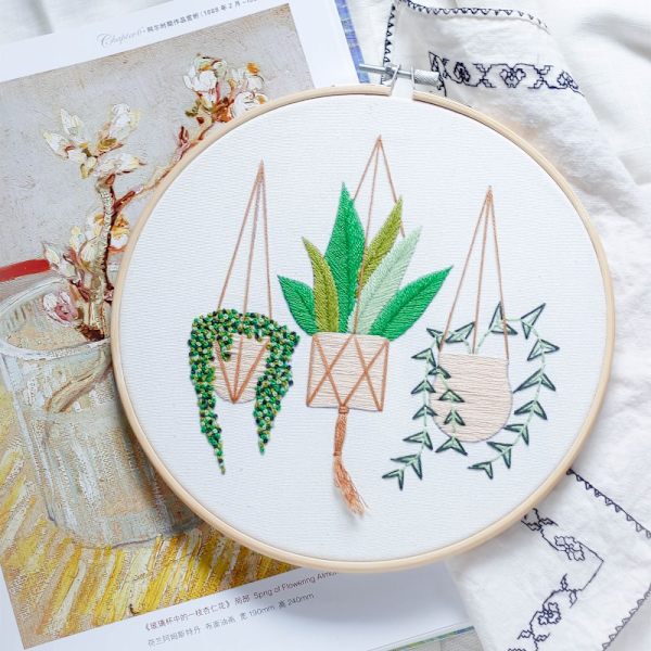 Broderi Starter Kit, DIY Korssting Broderi Starter Kit