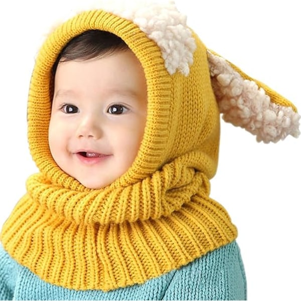 Koreansk vintervalpform En bit ull babycape varm sjal Ba