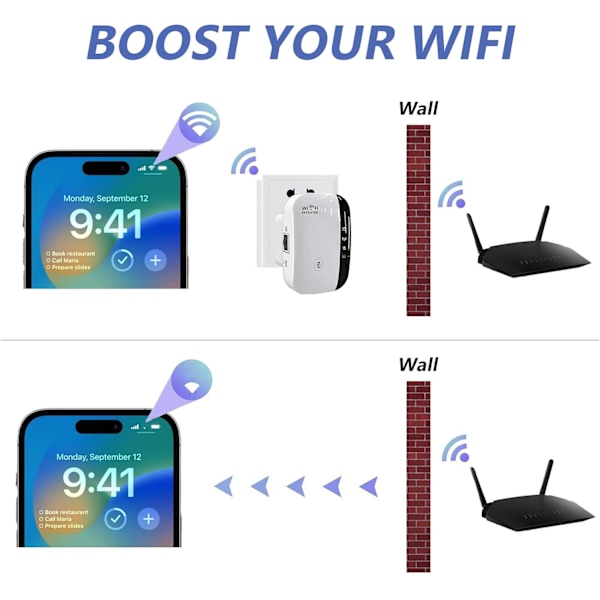 300M langaton WIFI-signaalinvahvistin verkon toistin