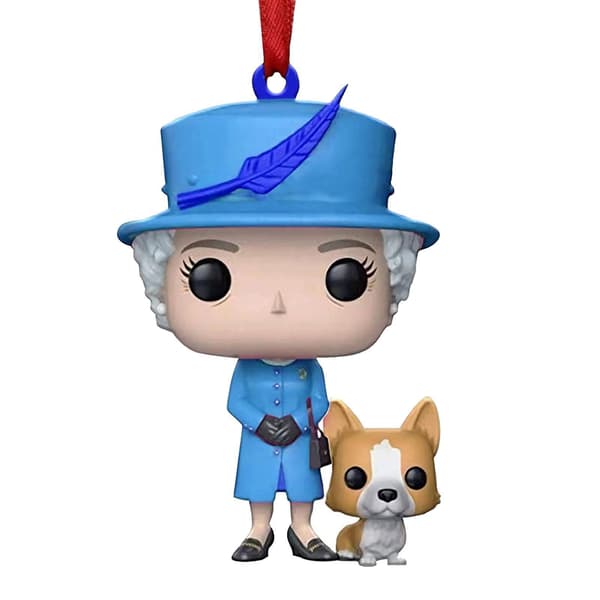 Elizabeth II Queens julepynt, hengepynt for Quee