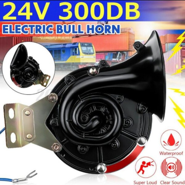 300db 24v Electric Air Horn Loud Sound Replacement for Car Truck