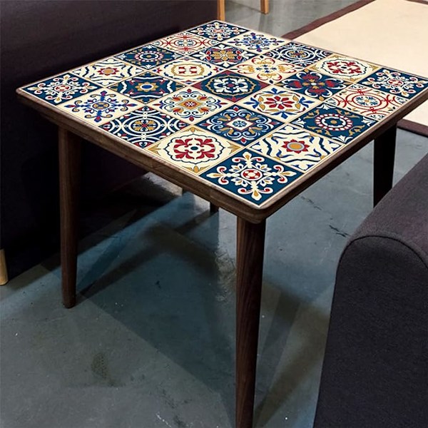 20 kappaletta koristeellisia mosaiikkiseinätarroja, kuori ja liimaa, kodin sisustus