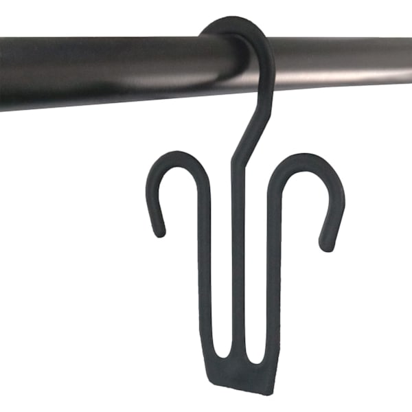 Hanger 20 stk. Sort Plastik Sko Display Rack Sko Krog Tørring