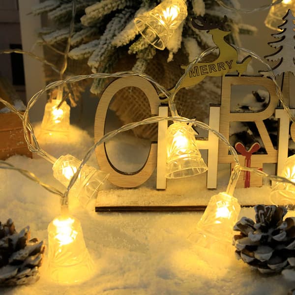 Julgran LED-klockljussträngar Juldekorationer
