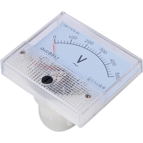 Analog Voltmeter Meter-Pointer AC Voltmeter 0-500V Skalaområde V