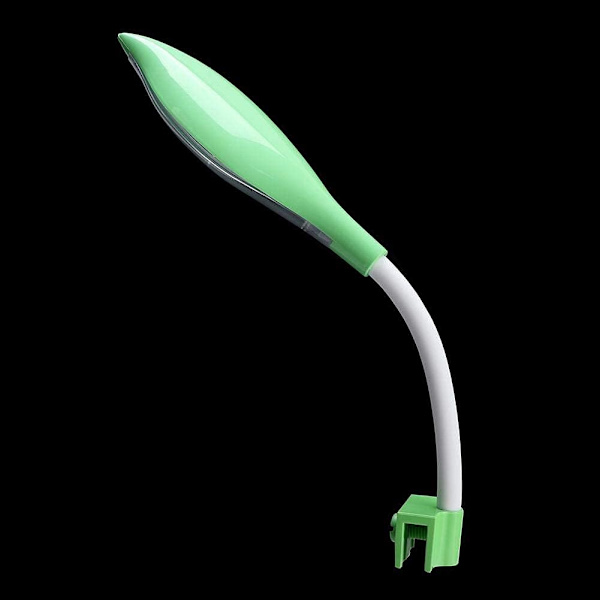 Akvarie Mini USB Skildpadde Lampe Fiskeskål Akvarium LED Clip On Lea