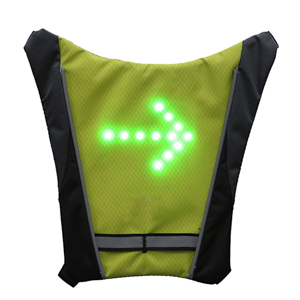 LED Cykelvest,Reflekterende LED Blinkende Cykelvest med USB R