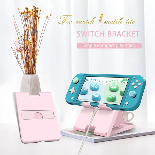 Switch-stativ kompatibel med Nintendo, justerbar Switch-konsol