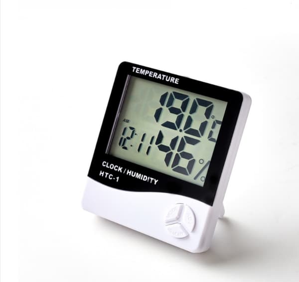 Digitalt termometer hygrometer indendørs vejrstation til hjemmet M