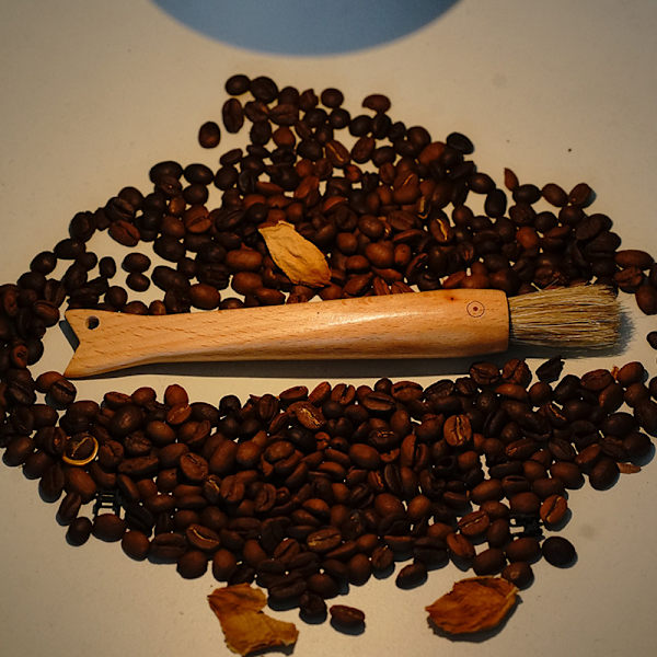 Kahvimyllyharjan 2 kappaleen sarja, espressokoneen puhdistusharja N