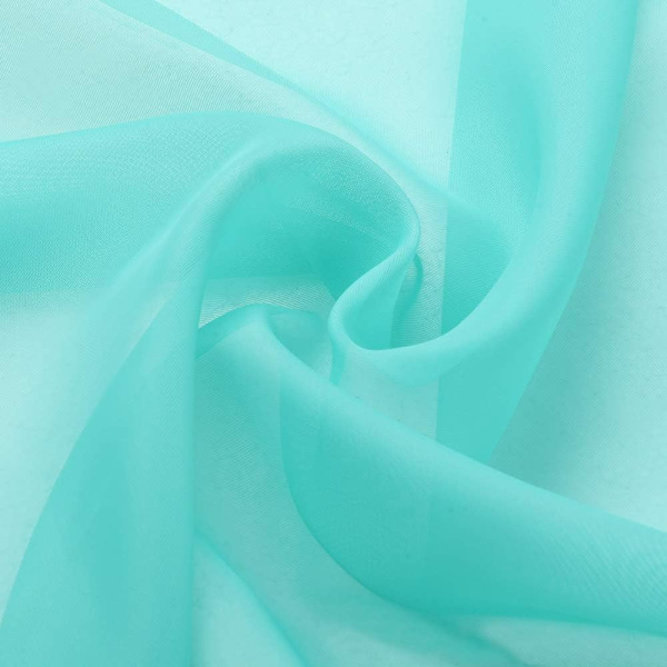 Teal Voile Gardiner - Små Gardiner Klargjort Indendørs Vindue Pa