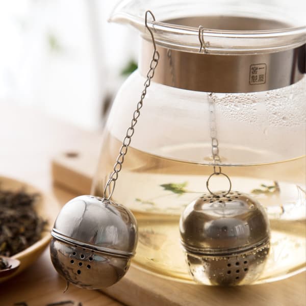 Te-sil, infusjonskule, sil, gjenbrukbar urte- og krydderbakingsil B