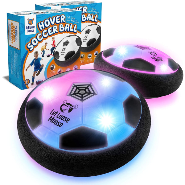 Hover Ball för pojkar och flickor - 2 LED Light Up fotbollar med