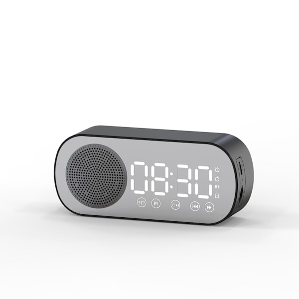Multifunktionell smart FM-radio Bluetooth-högtalare väckarklocka Mir