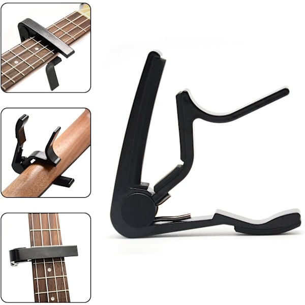 Capo for gitartransponering Klips Ukulele Transponering Klips Musi