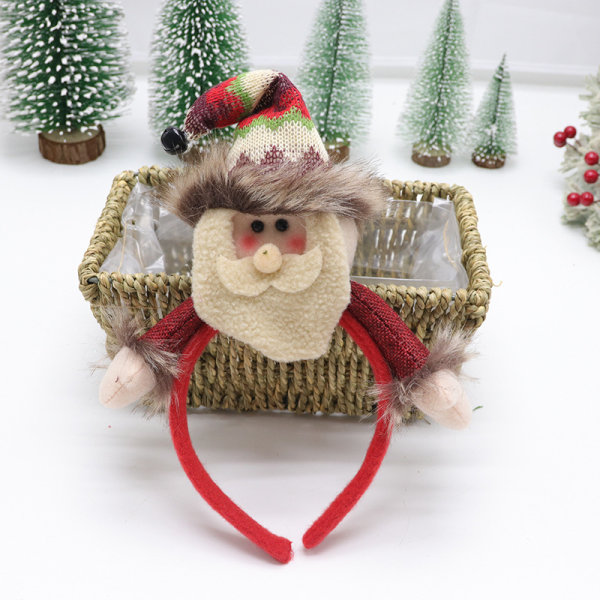 3 stk juledekorasjoner julehode knappfest rekvisitter barn