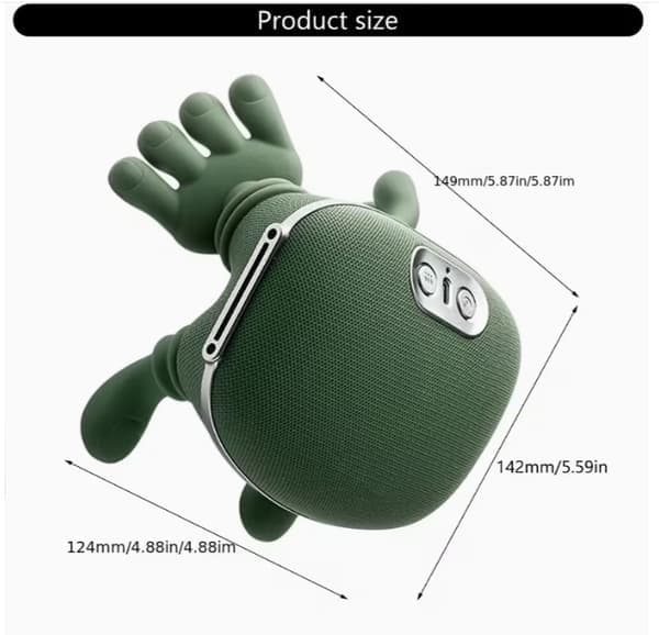Nack- och kroppsmassör med 4D-knådning, värmefunktion och ergonomisk design