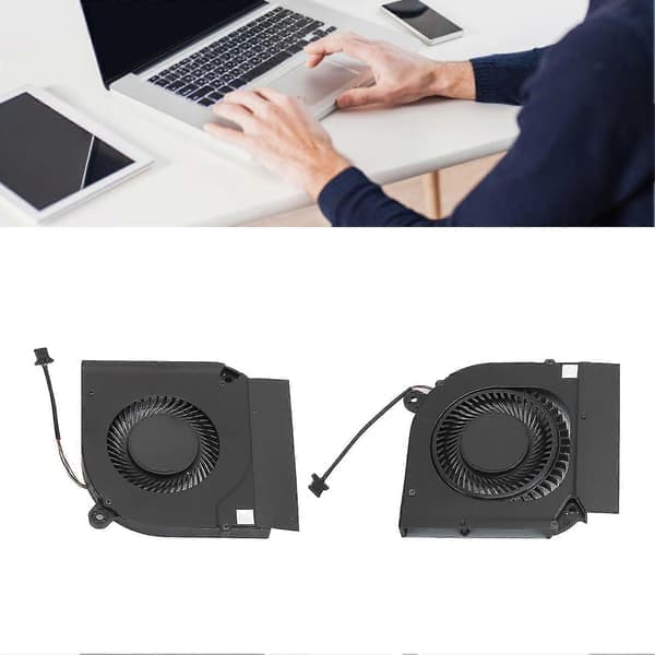 Intern bærbar køleventilator til Acer til Nitro 5 AN517 41 AN51 52 AN517 54 AN515 44 AN515 55 4-bens intern køler til bærbar CPU og GPU køleventilator