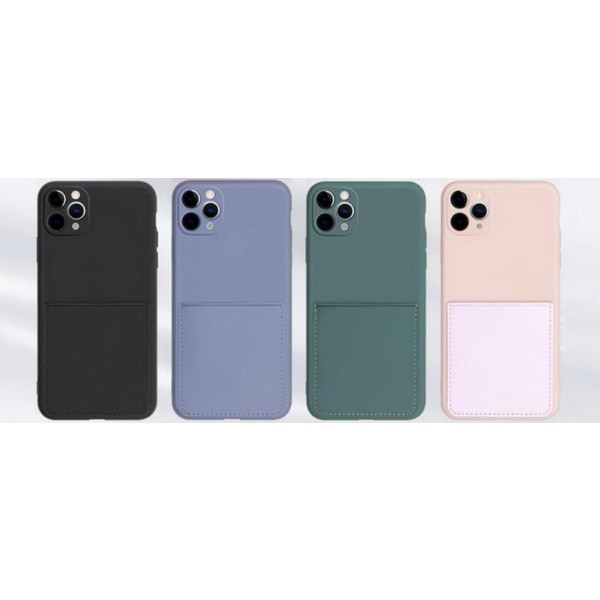 Slot silicone case - iPhone XR Rosa