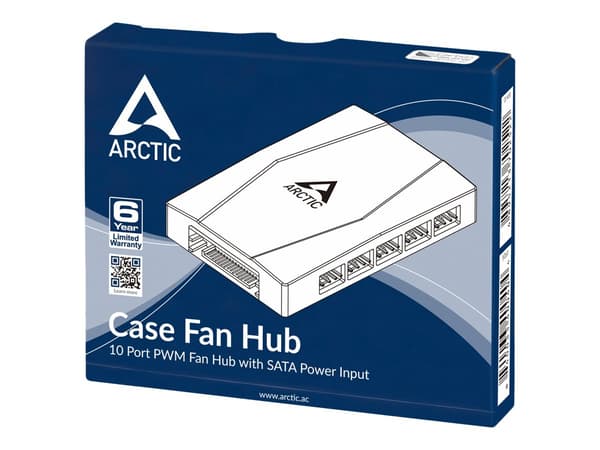 ARCTIC Systembläserhub 1-pack svart svart