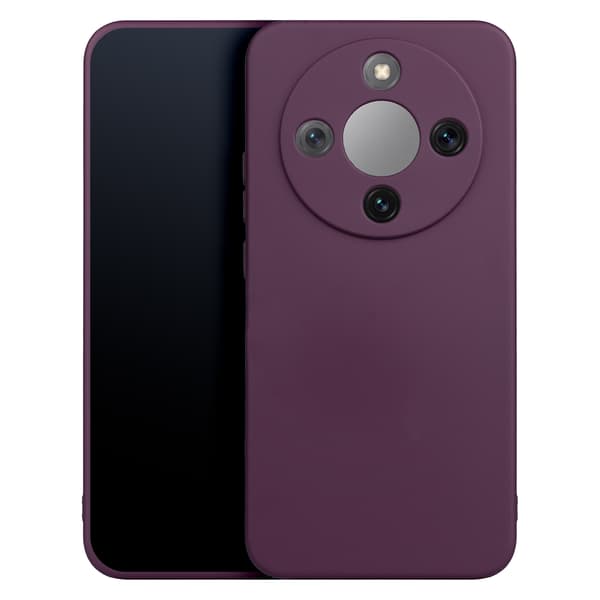 Silikonskal för Honor X70 / X9d / Magic 8 Lite mörkt körsbär