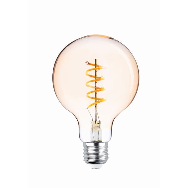 LED-lampa Filament E27 G95 4W - Forever Light Guld, Varmvit 2000K