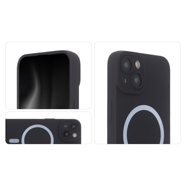 Tecto Shield Silicone Case for Samsung S24 FE - Matte Black, Soft Grip