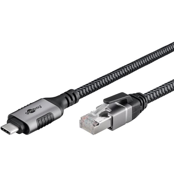 Goobay USB-C 3.1 till RJ45 netvärksadapter 1.5 m CAT6 1 Gbit/s