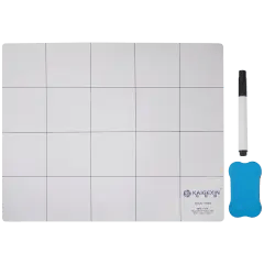Magnetisk projektmatta med penna vit