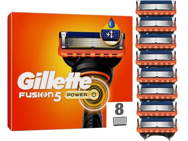 Gillette Fusion5 Power Barberblade, 8 st.