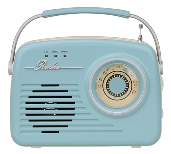 Setty Bluetooth-högtalare med radio Retro P350 blå blå