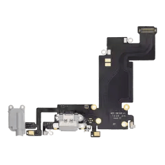 Laddningsport Flexkabel för iPhone 6S Plus (Premium) (Silver)