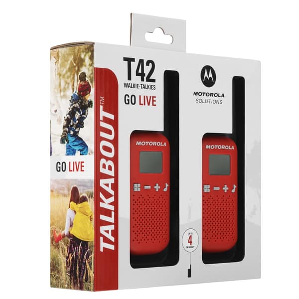 Motorola Talkabout T42 twin-pack röd
