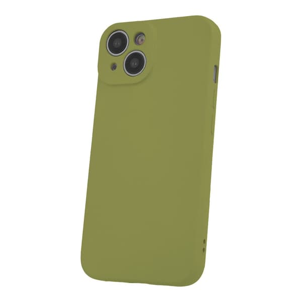 Silikonskal för iPhone 15 Plus 6,7" - Olive