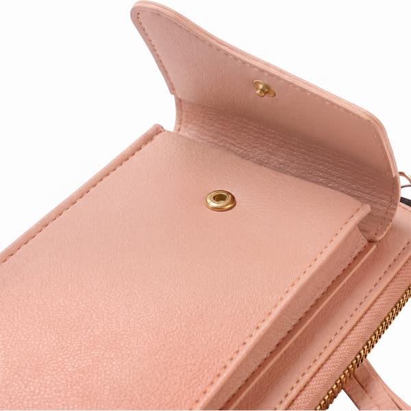 TELEFONVÄSKA MED PLÅNBOKSFUNKTION (18*11*5CM) ROSA
