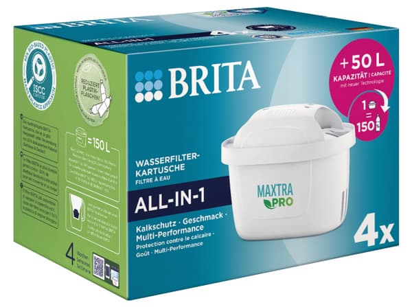 Brita MAXTRA Pro ALL-IN-1 Vandfilterpatron 4 st.