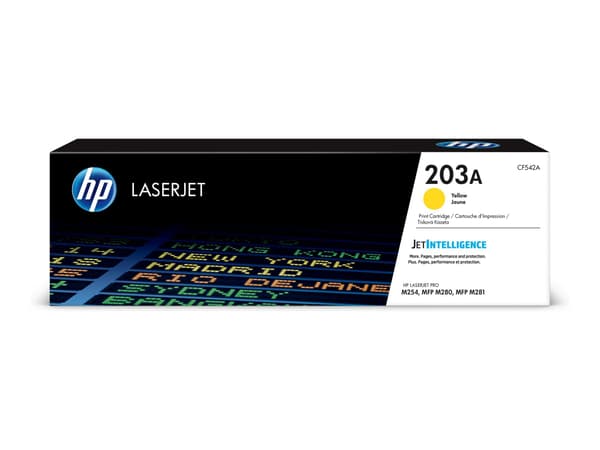 HP 203A Gul 1300 sidor Toner CF542A gul