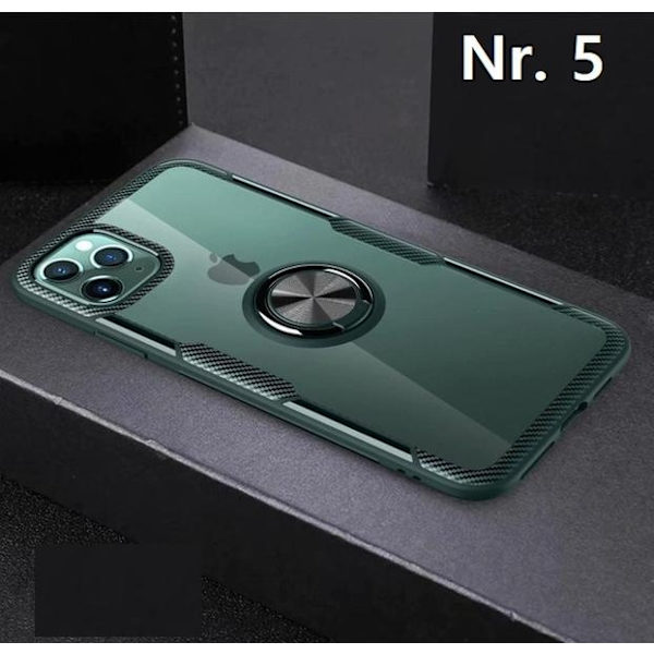 hårdsilkon fodral för 11 pro med magnet ring grå "Grey"
"grå"